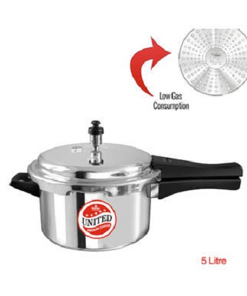 India Desire : Buy 5 Ltr United Elegance Outer Lid Pressure Cooker At Rs. 650 Only From Paytm
